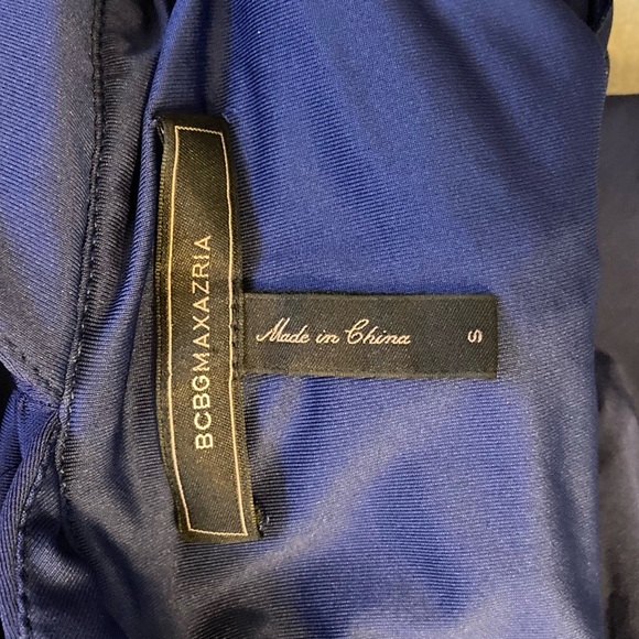 BCBGMaxazria Christina Ruched Asymmetrical Dress Womens Small - Picture 7 of 7